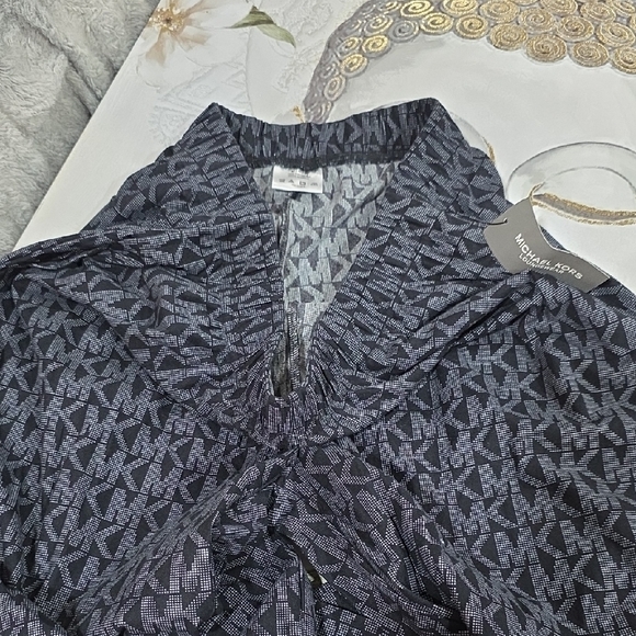 Michael Kors Black Patterned Joggers - Picture 8 of 9